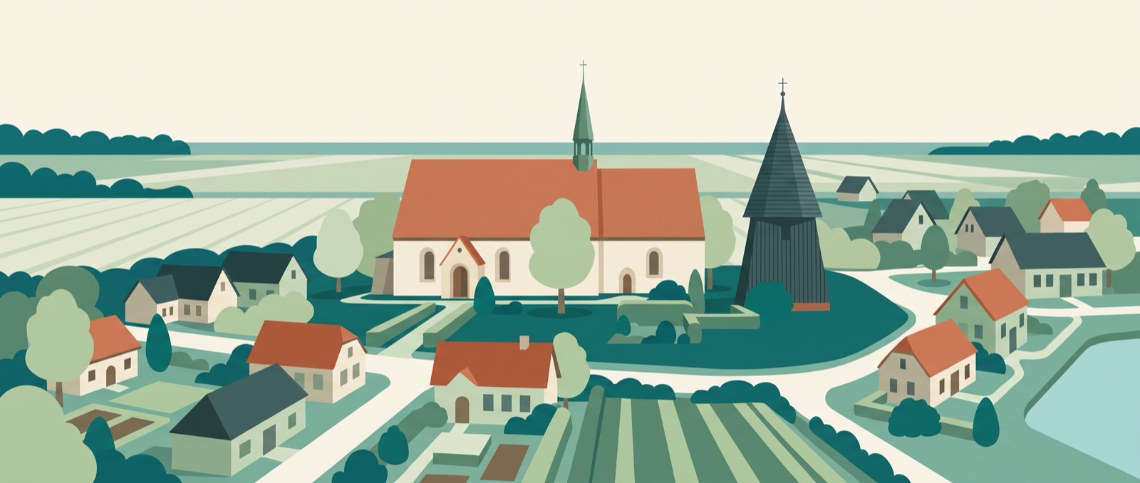 Die Kirche in Weddingstedt