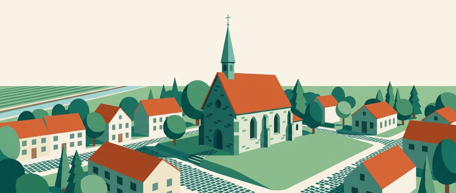 Die Kirche in Wesseln